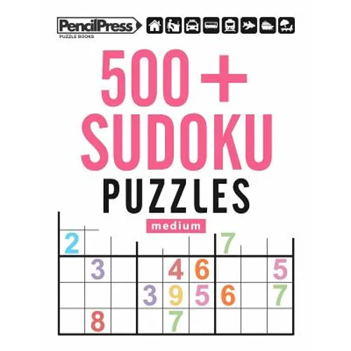 500+ Sudoku Puzzles Medium: Sudoku Puzzle Book Medium (with answers) - Paperback