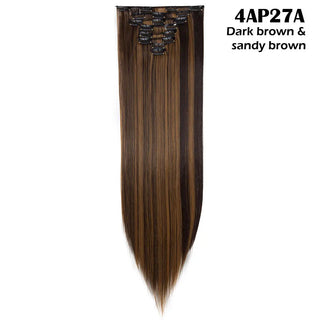 Buy 4ap27a Long Straight Clip in on Hair Extensions