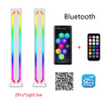LED Desktop Floor Light RGB Light Strip Night Light Black Sensorless Music Rhythm Atmosphere Light Game TV Room Decoration Light