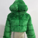 Furry Cropped Faux Fur