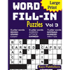 Large Print Word Fill-in Puzzles 3 - Paperback
