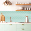 Strong Adhesive Subway Tiles Vinyl Wallpaper Peel and Stick