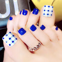 Pro Artificial Acrylic Toe False Nails