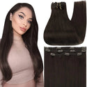 Clip in Hair Extensions Human Hair 3Pcs Remy Hair 50g