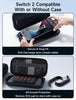 JSAUX Large Capacity Hard Shell Carrying Case Nintendo Switch 2, 20 Slots Black