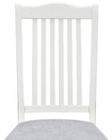 Mid-Century 6-Piece Wood Dining Table Set, Kitchen Table Set With Drawer, Upholstered Chairs and Bench, Butter Milk