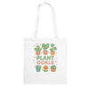 Kawaii "Plant Goals" Plant Lover's Tote Bag