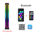 LED Desktop Floor Light RGB Light Strip Night Light Black Sensorless Music Rhythm Atmosphere Light Game TV Room Decoration Light