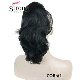Buy 1-dark-black Clip in Claw Ponytail Hair Extension