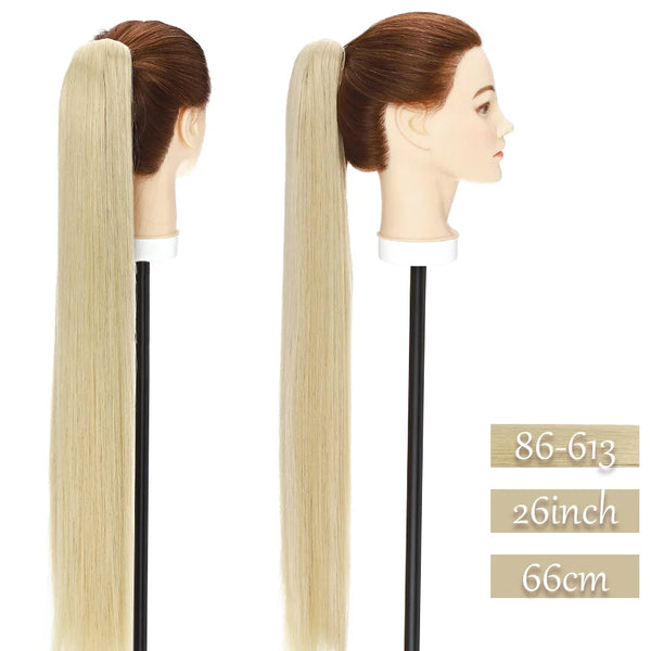 Synthetic Long Wavy Fake Ponytail Extension