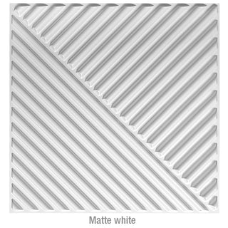 Buy f1-matte-white Non-Self-Adhesive 3D Wall Sticker