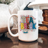 Tea Break Mug - Cozy Coffee Cup With Colorful Floral Design | Relaxation Gift