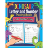 Dinosaur Letter and Number Tracing Book Left Handwriting: Dino Practice Workbook for Left-Handed Preschoolers - Perfect Math and Alphabet Learning Wor - Paperback