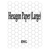 Hexagon Paper (Large): 100 Pages 8.5" X 11" - Paperback