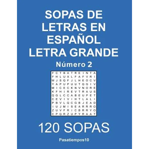 Sopas de letras en español Letra Grande - N. 2 - Paperback