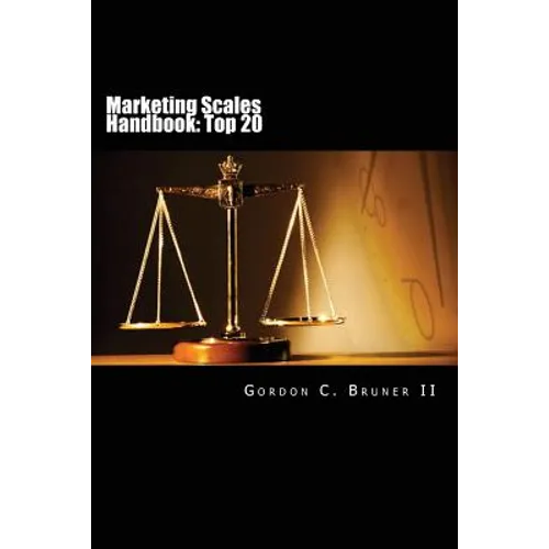Marketing Scales Handbook: The Top 20 Multi-Item Measures Used in Consumer Research - Paperback