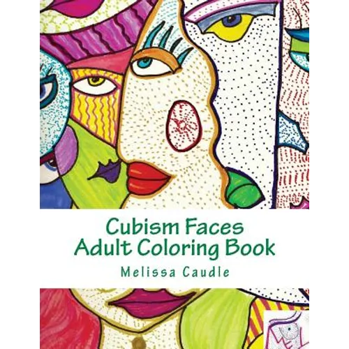 Cubism Faces: Adult Coloring Book - Paperback