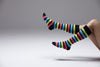 Women's Multiline Stripe Knee High Socks Set
