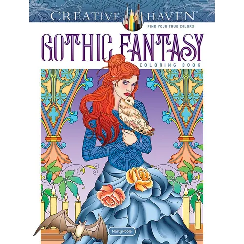 Creative Haven Gothic Fantasy Coloring Book - Paperback
