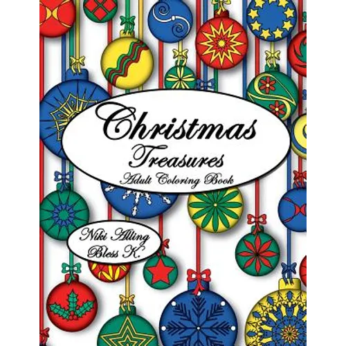 Christmas Treasures: Adult Coloring Book - Paperback