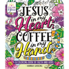 Color & Grace: Jesus in My Heart, Coffee in My Hand: A Coloring Book of Faith and Hope - Paperback