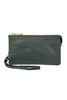 Vegan Leather Wallet With Detachable Wristlet