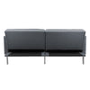 Linen Upholstered Modern Convertible Folding Futon Sofa Bed for Compact Living Space, Apartment, Dorm