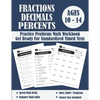 Fractions, Decimals And Percents Timed Tests Math Workbook: Practice Problems Of Multiplying, Dividing And Comparing Fractions And Decimals - Fraction - Paperback
