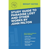 Study Guide to Paradise Lost and Other Works by John Milton - Paperback