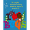 Kids Activity Book Prompts, Coloring, Drawing, Writing Ages 5-10: Children's Educational Notebook - Paperback