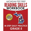 MICHIGAN TEST PREP Reading Skills Workbook M-STEP Daily Practice Grade 5: Preparation for the M-STEP English Language Arts Assessments - Paperback