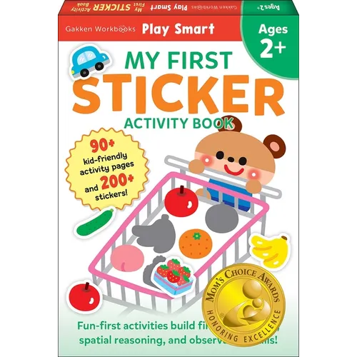 Play Smart My First Sticker Book: For Ages 2+ - Paperback