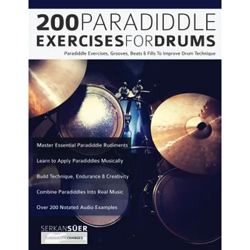200 Paradiddle Exercises for Drums - Paperback