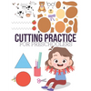 Cutting Practice: Scissor skills for preschoolers to kindergarteners ages 3 to 5, cut and paste workbook with 100 pages. - Paperback