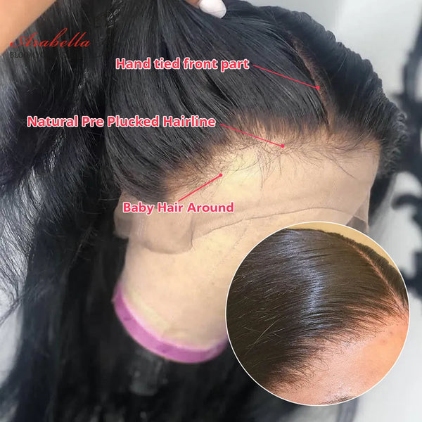 Wigs Human Hair Lace Front Wig 100% Human Hair Wigs Glueless 5x6 Body Wave Wig 13x4 Transparent Closure Brazilian Human Hair
