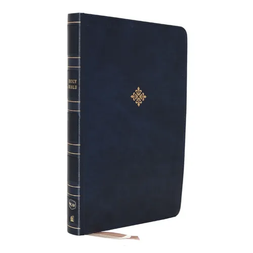Nkjv, Reference Bible, Center-Column Giant Print, Leathersoft, Blue, Red Letter Edition, Comfort Print: Holy Bible, New King James Version - Imitation Leather