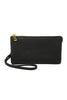 Vegan Leather Wallet With Detachable Wristlet