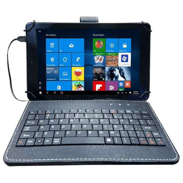 Naxa 16GB 9" Quad Core Tablet with Keyboard & Windows 10 - Refurbished