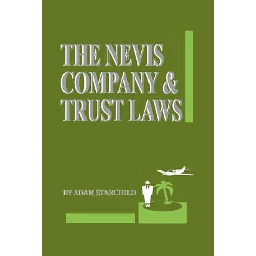 The Nevis Company & Trust Laws - Paperback