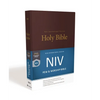 NIV, Pew and Worship Bible, Hardcover, Burgundy - Hardcover