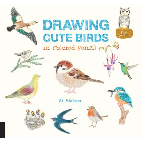 Drawing Cute Birds in Colored Pencil - Paperback