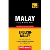 Malay vocabulary for English speakers - 9000 words - Paperback