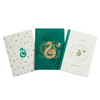 Harry Potter: Slytherin Constellation Sewn Notebook Collection (Set of 3) - Paperback