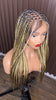 22 inches 613/27 knotless braided wig