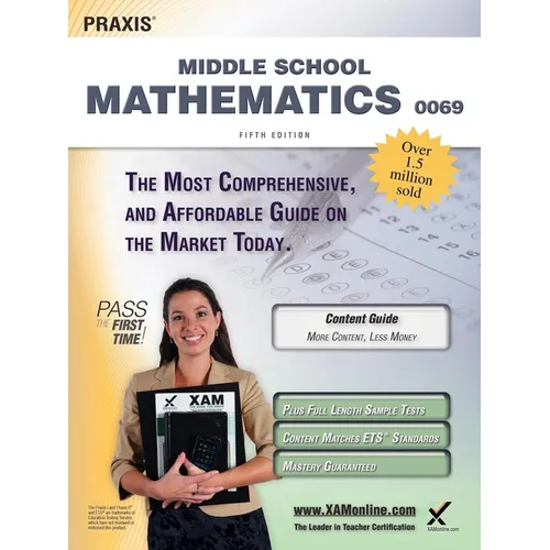 Praxis II Middle School Mathematics 0069 Teacher Certification Study Guide Test Prep - Paperback