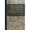 Ueber Volkshass Und Über Den Gebrauch Einer Fremden Sprache - Paperback