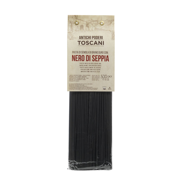 Antichi Poderi Toscani Squid Ink Spaghetti Pasta 17.6oz/500g