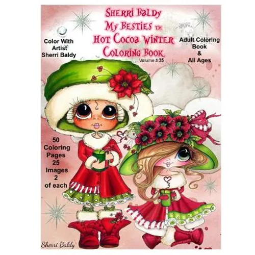 Sherri Baldy My-Besties Hot Cocoa Christmas Coloring Book - Paperback