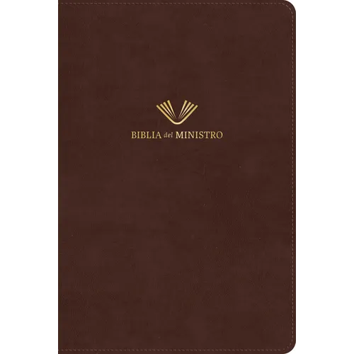 Rvr 1960 Biblia del Ministro, Edición Ampliada, Caoba Piel Fabricada - Bonded Leather