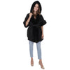 Faux Fur Hoodie Shawl P3802 (1PC)
